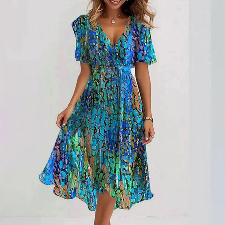 Tara | Elegant short sleeve dress