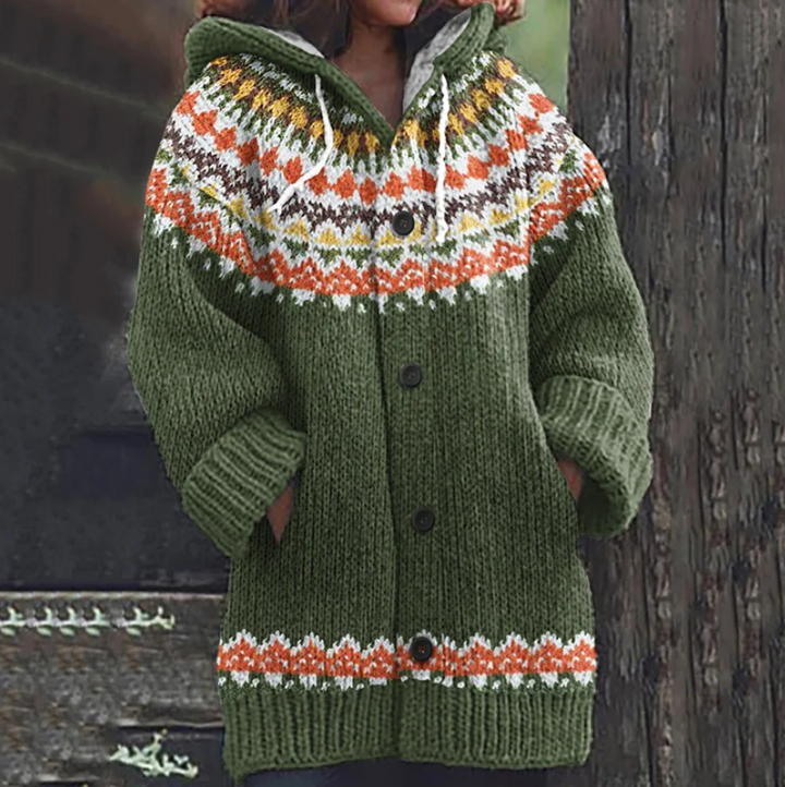 Iris - Comfort Green Cardigan