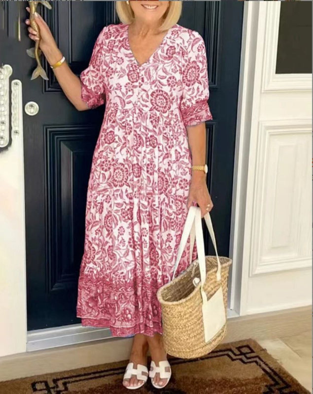Shona | Elegant Floral Dress